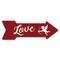 Signmission Love Arrow Decal Funny Home Decor 24in Wide D-A-8-999761 - alternate 1